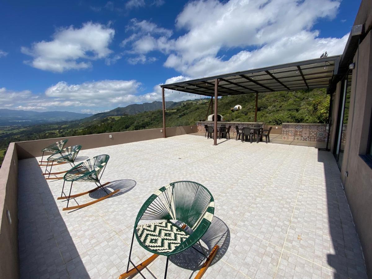 Casa Oro Glamping Hostel Guatavita Exterior foto